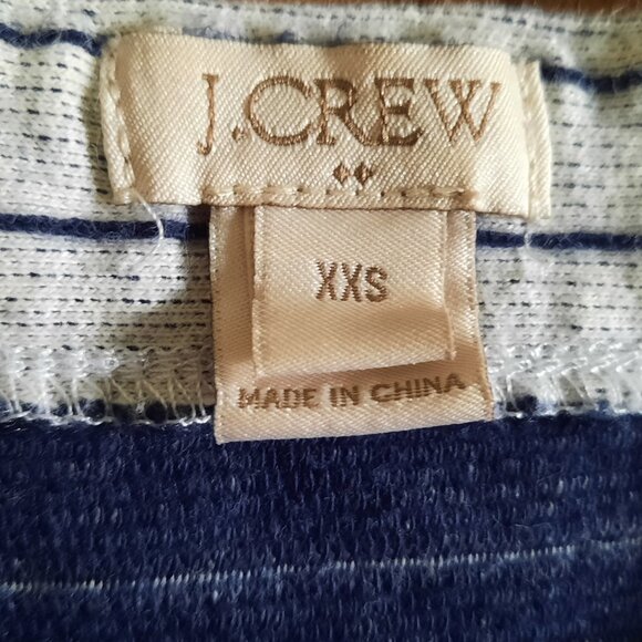 J. CREW Striped Shell Tank Top Style# F4605 - Size XXS - Picture 10 of 16